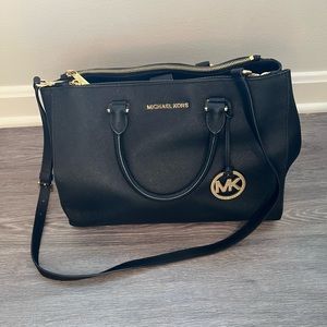 Michael Kors black crossbody/ hand bag